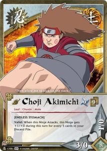 Choji Akimichi card artwork