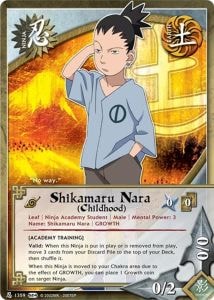 Shikamaru Nara (Childhood) card artwork
