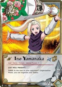 Ino Yamanaka card artwork