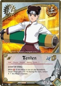 Tenten card artwork