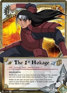 The 1st Hokage card artwork