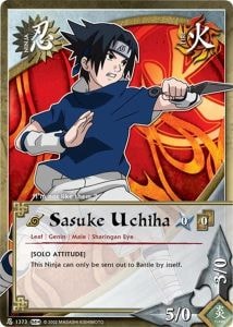 Sasuke Uchiha card artwork