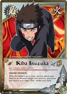 Kiba Inuzuka card artwork