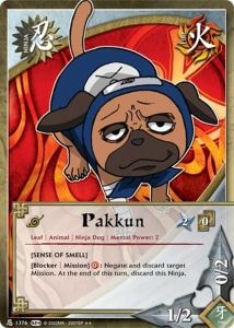 Pakkun card artwork