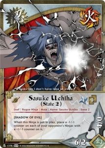 Sasuke Uchiha (State 2) card artwork