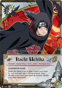Itachi Uchiha card artwork
