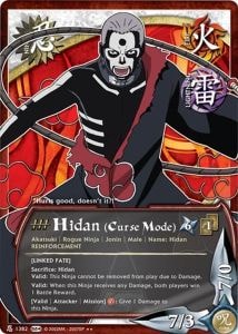 Hidan (Curse Mode) card artwork