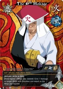 The 6th Hokage card artwork