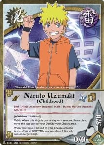 Naruto Uzumaki (Childhood) card artwork