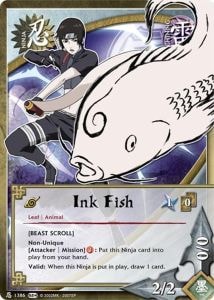 Ink Fish card artwork