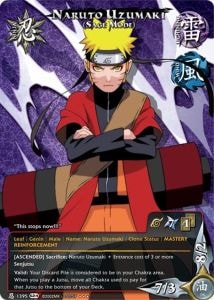 Naruto Uzumaki (Sage Mode) card artwork