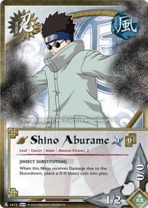 Shino Aburame card artwork