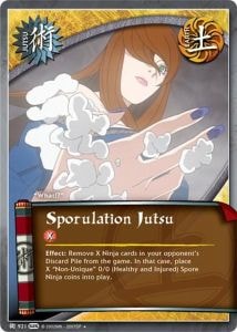 Sporulation Jutsu card artwork