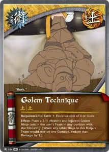 Golem Technique card artwork