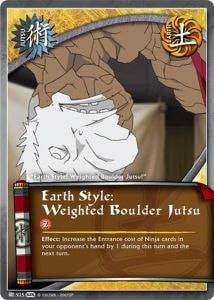 Earth Style: Weighted Boulder card artwork