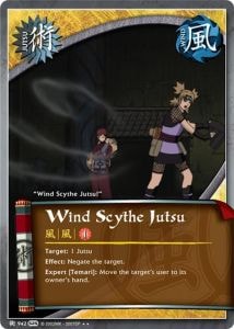 Wind Scythe Jutsu card artwork