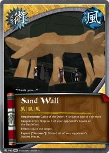 Sand Wall card artwork