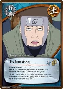 Exhaustion card artwork