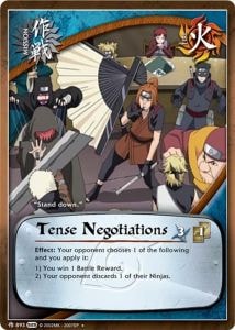 Tense Negotiations card artwork