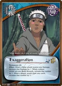 Exaggeration card artwork