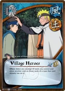Village Heroes card artwork