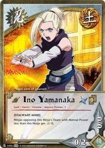 Ino Yamanaka card artwork