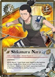 Shikamaru Nara card artwork