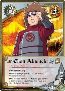 Choji Akimichi card artwork