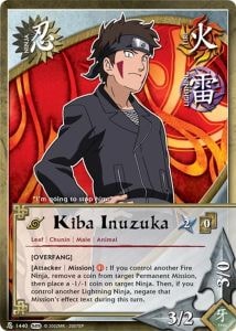 Kiba Inuzuka card artwork