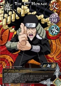 The 3rd Hokage card artwork