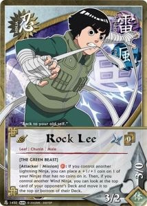 Rock Lee card artwork