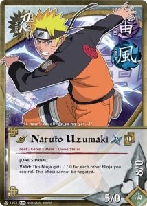 Naruto Uzumaki card artwork