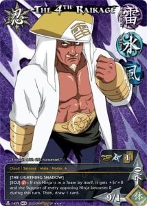 The 4th Raikage card artwork