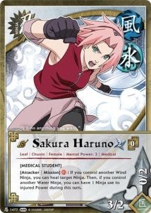 Sakura Haruno card artwork