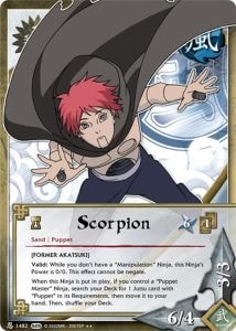 Scorpion card artwork