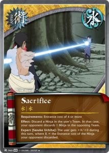 Sacrifice card artwork