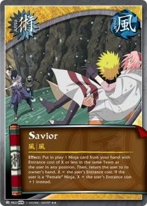Savior card artwork