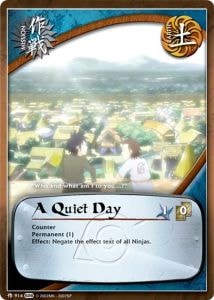 A Quiet Day card artwork