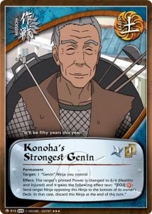 Konoha's Strongest Genin card artwork