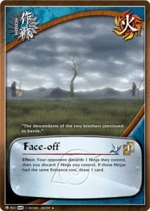 Face-off card artwork