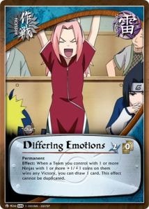 Differing Emotions card artwork