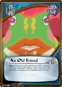 An Old Friend card artwork
