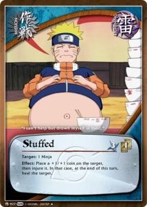 Stuffed card artwork