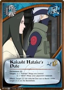 Kakashi Hatake's Date card artwork