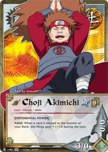 Choji Akimichi card artwork