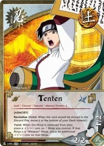 Tenten card artwork