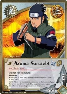 Asuma Sarutobi card artwork