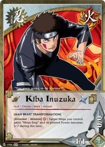 Kiba Inuzuka card artwork