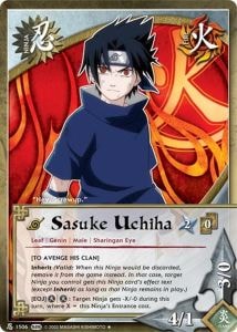 Sasuke Uchiha card artwork