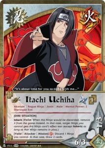 Itachi Uchiha card artwork